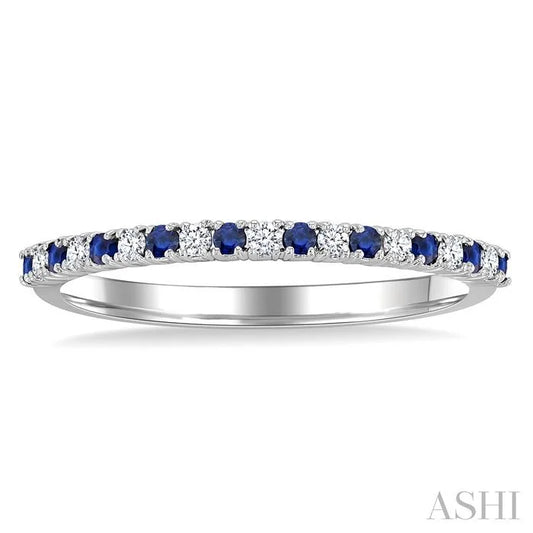 Alternate Gemstone & Diamond Band