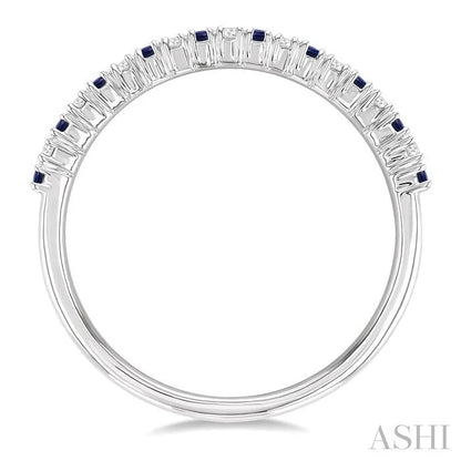 Alternate Gemstone & Diamond Band