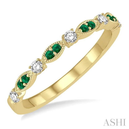 Gemstone & Diamond Fashion Band