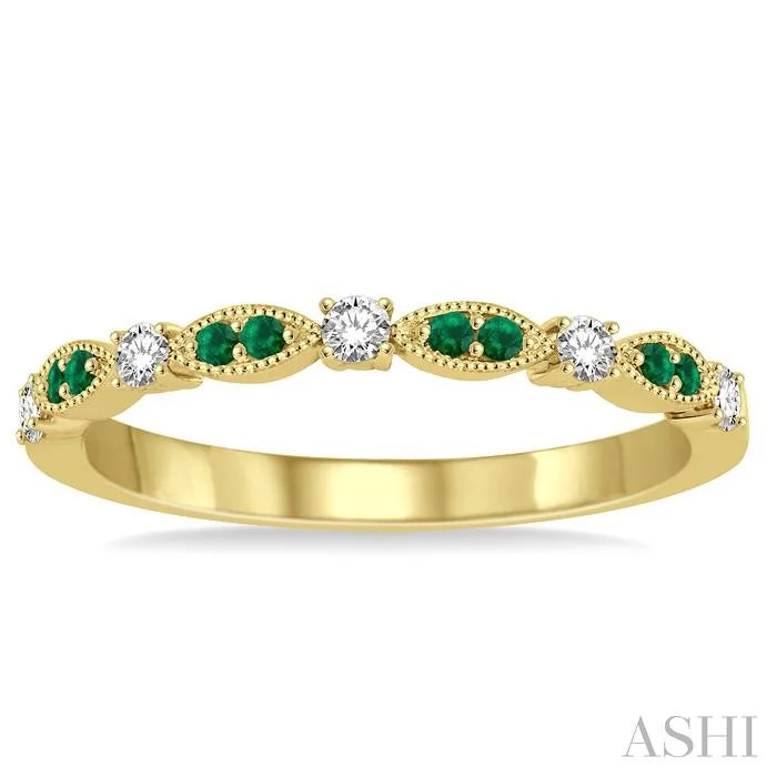 Gemstone & Diamond Fashion Band