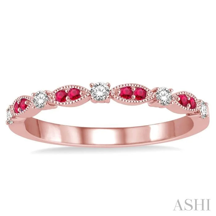 Gemstone & Diamond Fashion Band
