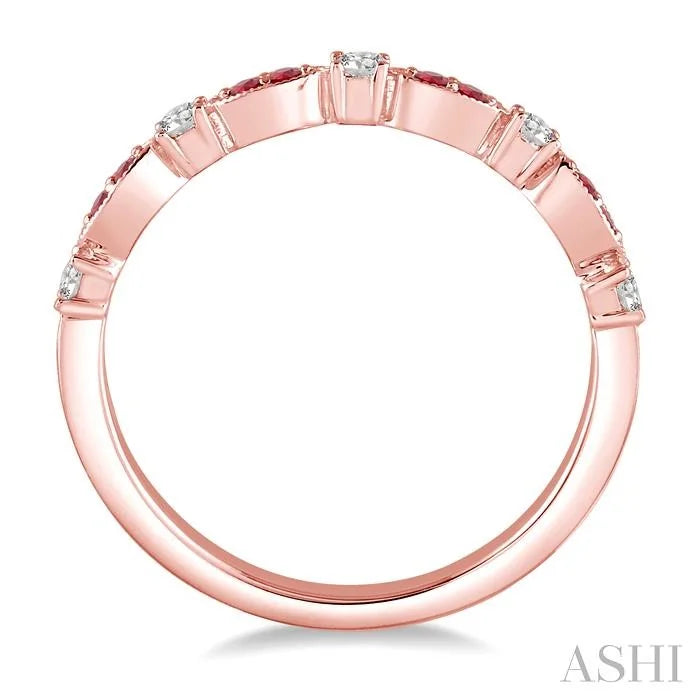 Gemstone & Diamond Fashion Band