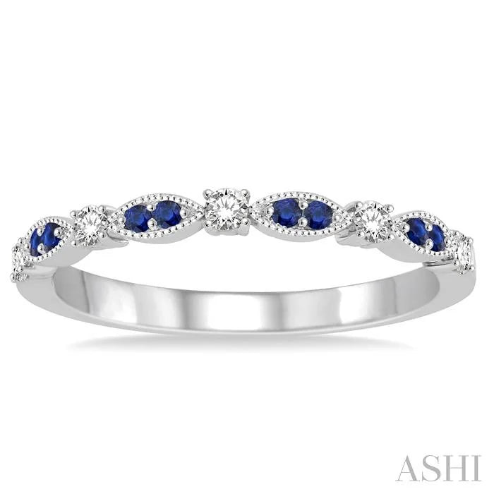 Gemstone & Diamond Fashion Band