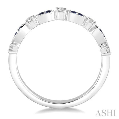 Gemstone & Diamond Fashion Band