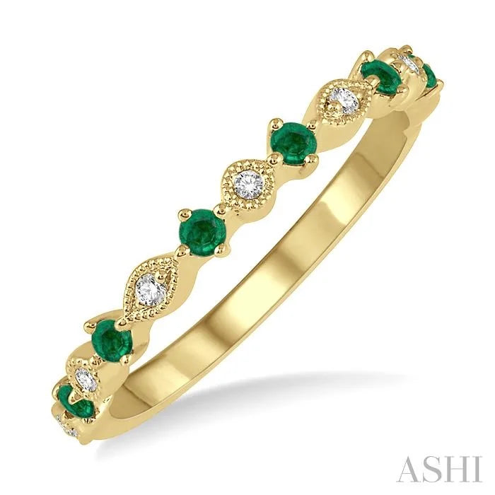 Gemstone & Diamond Fashion Band