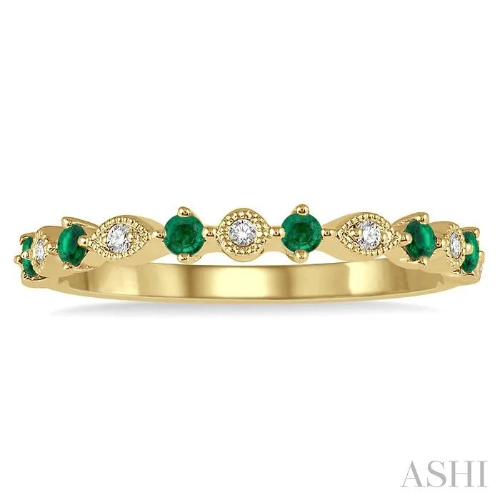 Gemstone & Diamond Fashion Band