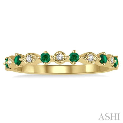 Gemstone & Diamond Fashion Band