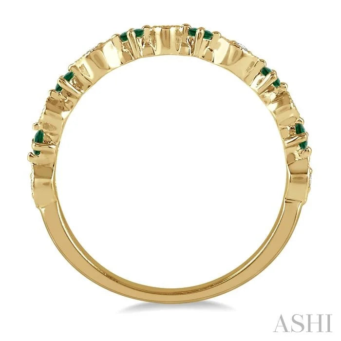 Gemstone & Diamond Fashion Band