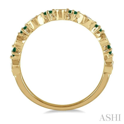 Gemstone & Diamond Fashion Band