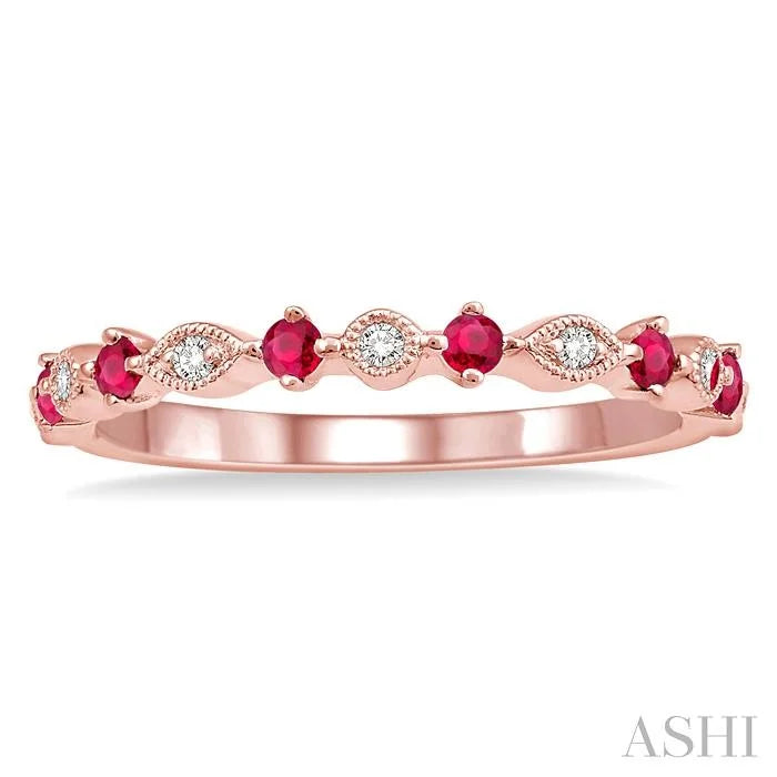 Gemstone & Diamond Fashion Band