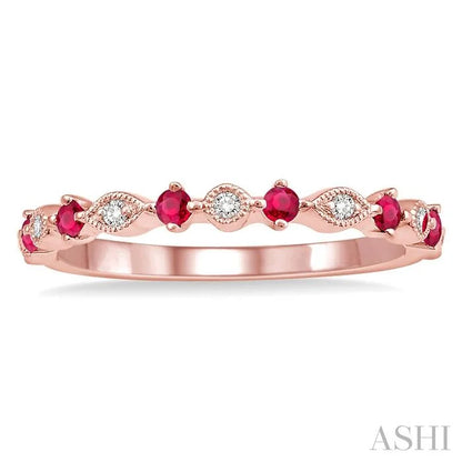 Gemstone & Diamond Fashion Band