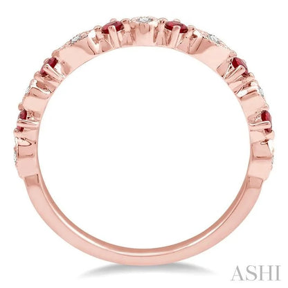 Gemstone & Diamond Fashion Band