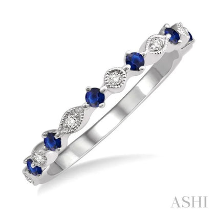 Gemstone & Diamond Fashion Band