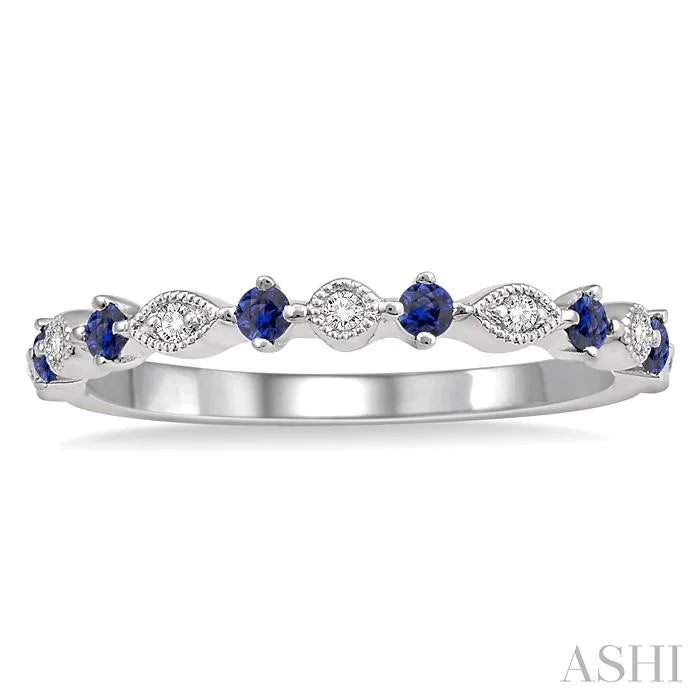 Gemstone & Diamond Fashion Band