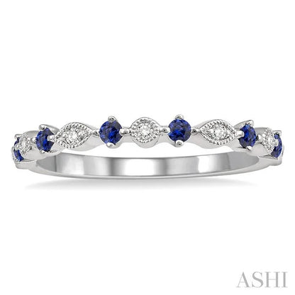 Gemstone & Diamond Fashion Band