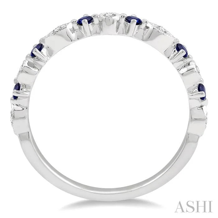 Gemstone & Diamond Fashion Band