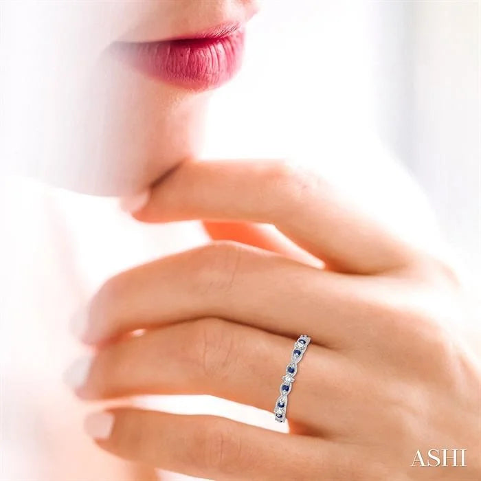 Gemstone & Diamond Fashion Band
