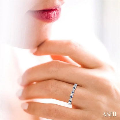Gemstone & Diamond Fashion Band