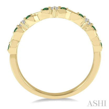 Gemstone & Diamond Fashion Band