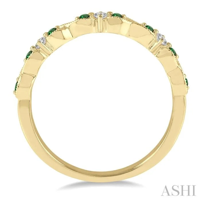 Gemstone & Diamond Fashion Band