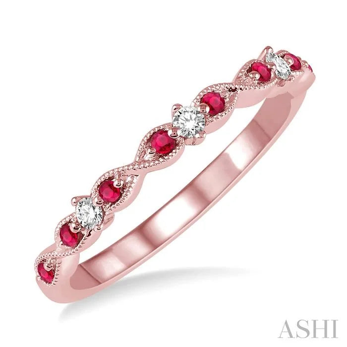 Gemstone & Diamond Fashion Band