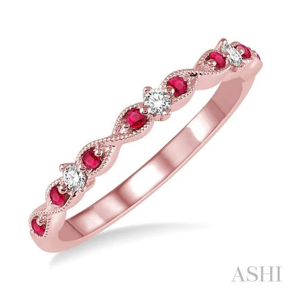 Gemstone & Diamond Fashion Band