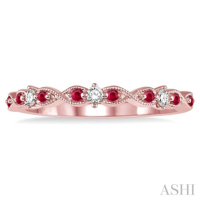 Gemstone & Diamond Fashion Band