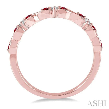 Gemstone & Diamond Fashion Band