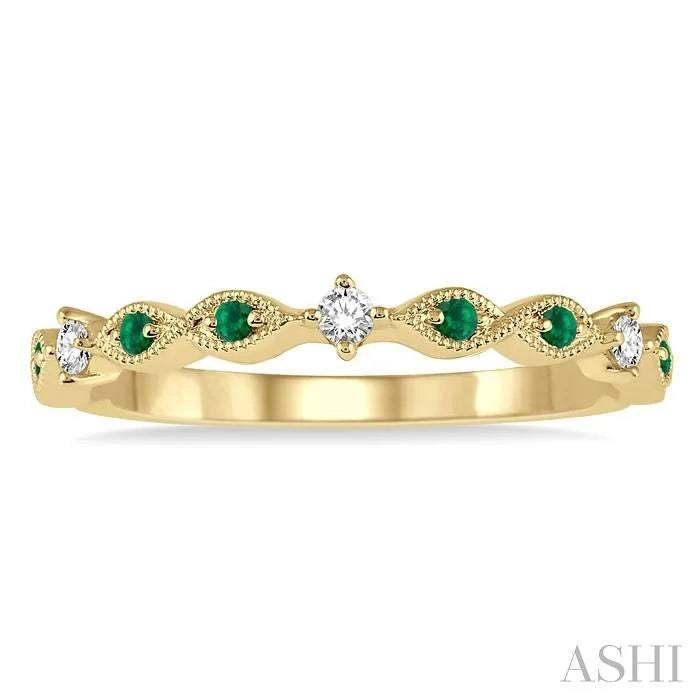 Gemstone & Diamond Fashion Band