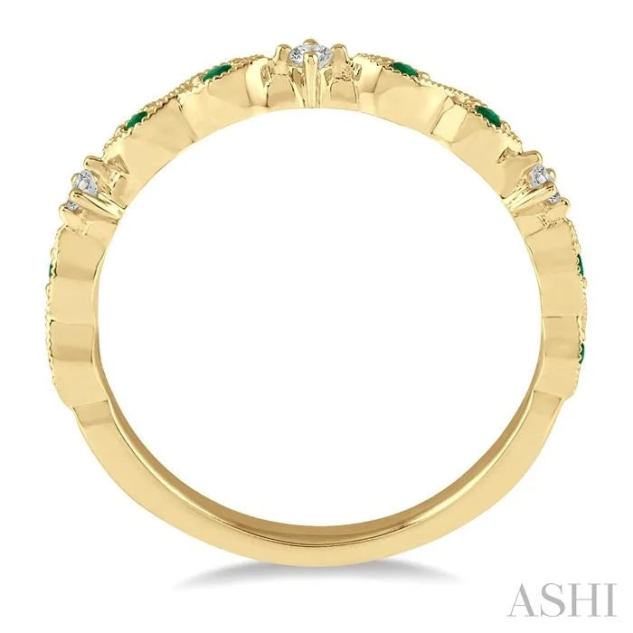 Gemstone & Diamond Fashion Band