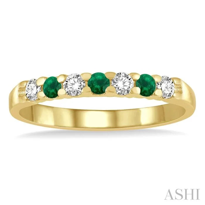 7 Alternate Gemstone & Diamond Wedding Band