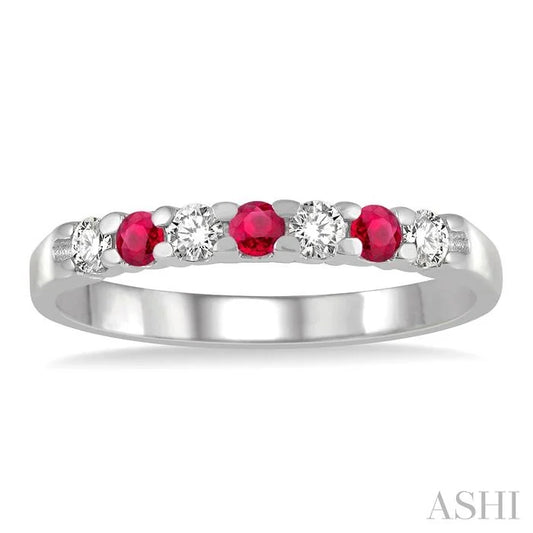 7 Alternate Gemstone & Diamond Wedding Band