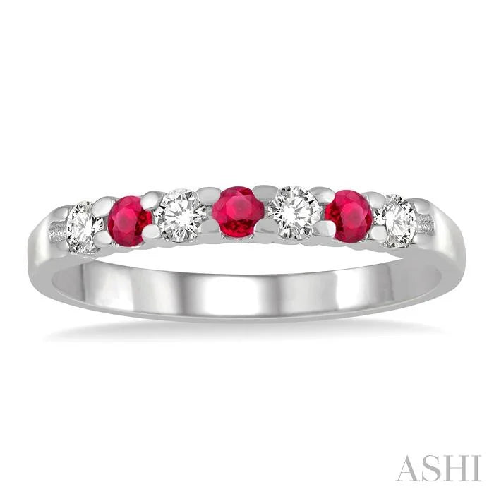 7 Alternate Gemstone & Diamond Wedding Band