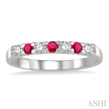 7 Alternate Gemstone & Diamond Wedding Band