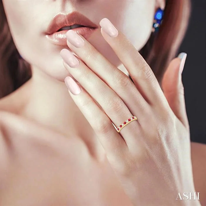 11 Alternate Gemstone & Diamond Wedding Band