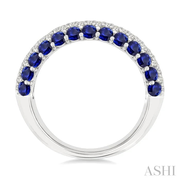 Gemstone & Diamond Fashion Band