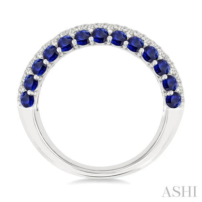 Gemstone & Diamond Fashion Band