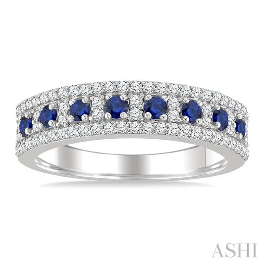Gemstone & Diamond Fashion Band