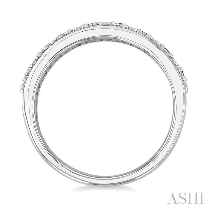 Gemstone & Diamond Fashion Band