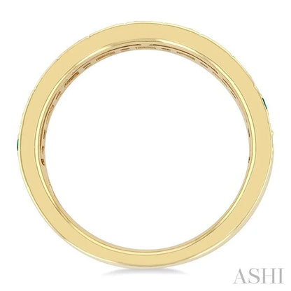 Gemstone & Diamond Fashion Band
