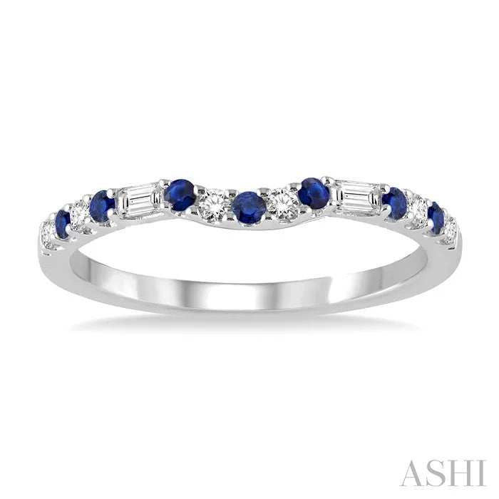 Gemstone & Diamond Fashion Band