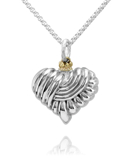 Vahan 14k Gold & Sterling Silver Pendant