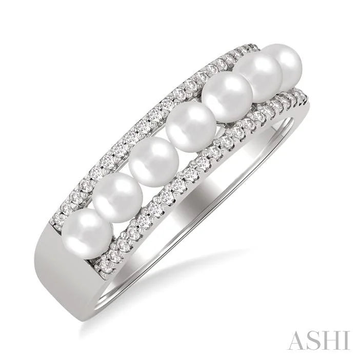 Pearl & Diamond Fashion Band