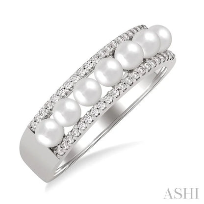Pearl & Diamond Fashion Band