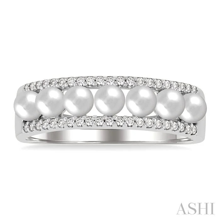 Pearl & Diamond Fashion Band