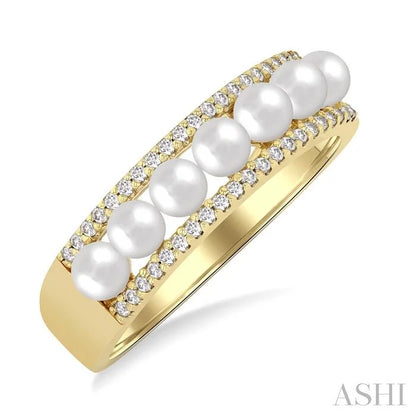 Pearl & Diamond Fashion Band