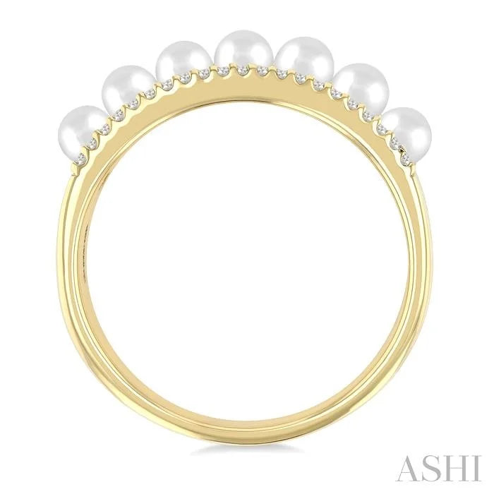 Pearl & Diamond Fashion Band
