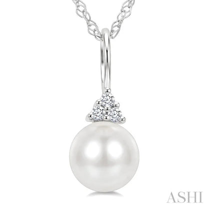 Pearl & Diamond Fashion Pendant