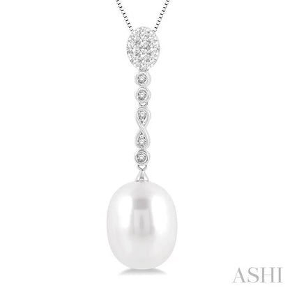 Pearl & Lovebright Diamond Fashion Pendant