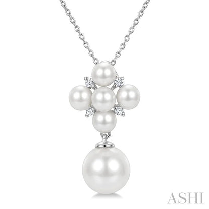 Pearl & Diamond Fashion Pendant